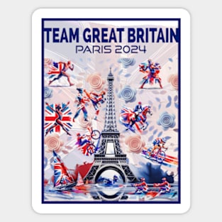 Team Great Britain - Paris 2024 Sticker